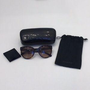 Chanel 5315 C714/S5 Dark Tortoise Frame Sunglasses